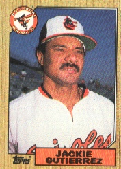 1987 Topps Baseball Cards      276     Jackie Gutierrez